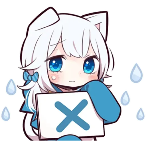 White kitten 2 - Sticker 11