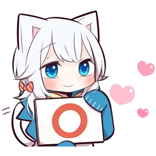 White kitten 2 - Sticker 10
