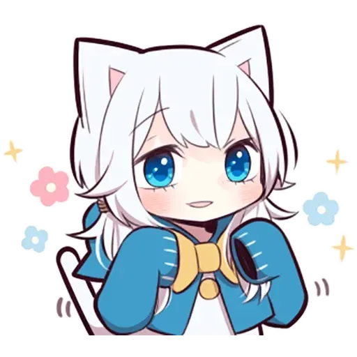 White kitten 2 - Sticker 12