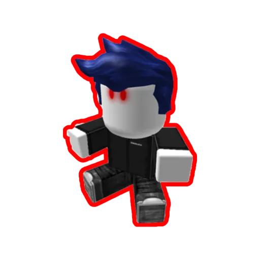 Roblox Guest Whatsapp Stickers Stickers Cloud - roblox blue hair guest