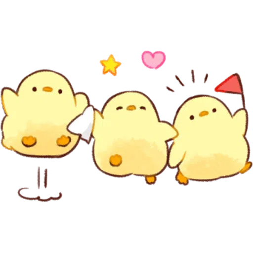 soft and cute chick 01 - Sticker 24