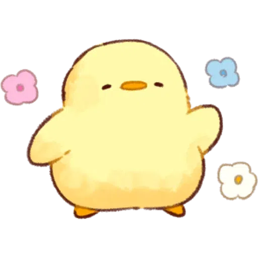 soft and cute chick 01 - Sticker 19