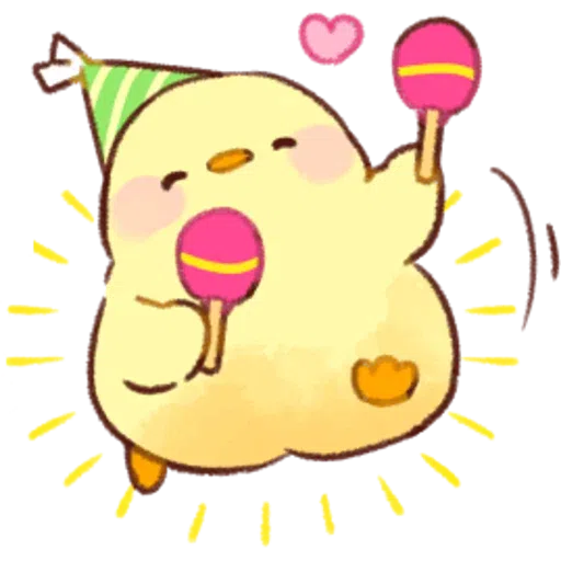 soft and cute chick 01 - Sticker 28
