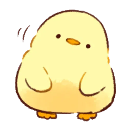 soft and cute chick 01 - Sticker 13