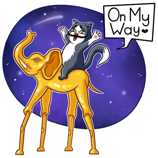 S.Dali_Cat - Sticker 10