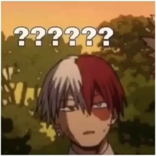Anime reaction memes - Sticker 26