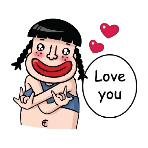 Fattylips Girl - Sticker 17