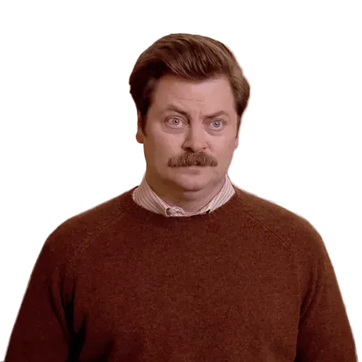 Ron Swanson - Sticker 9