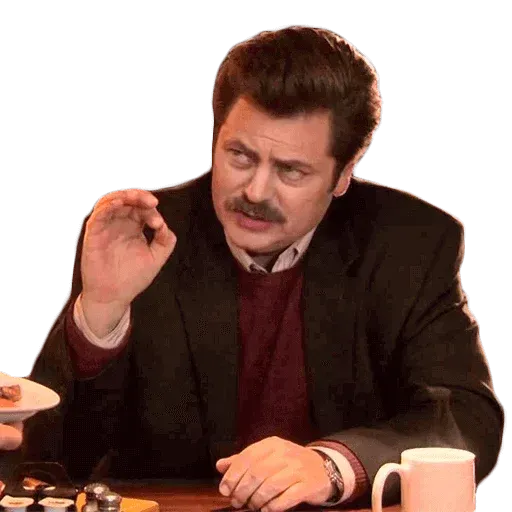 Ron Swanson - Sticker 12