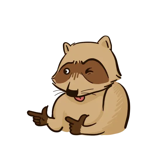 New Raccoon - Sticker 14