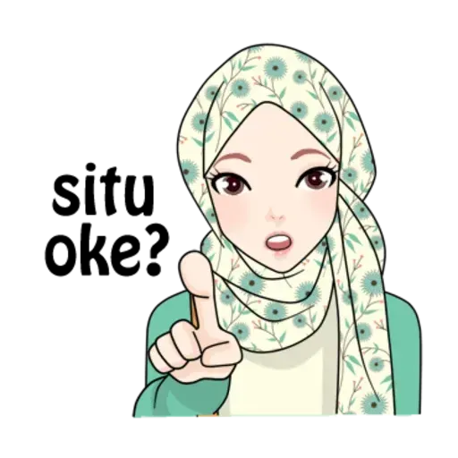 Hijab Gaul @tikelku - Sticker 19