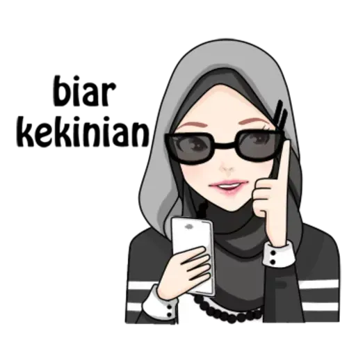 Hijab Gaul @tikelku - Sticker 10