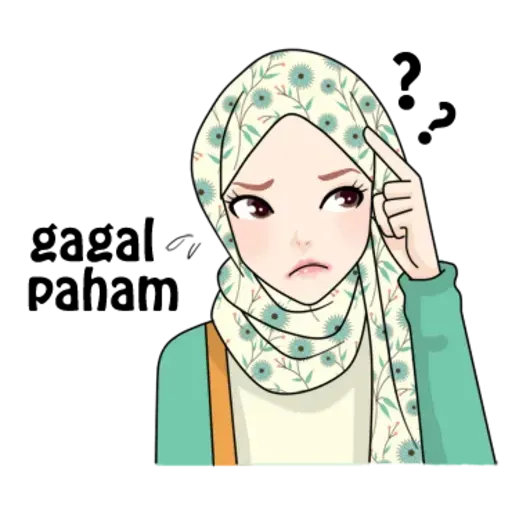 Hijab Gaul @tikelku - Sticker 16