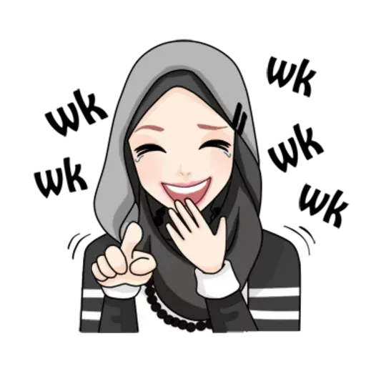 Hijab Gaul @tikelku - Sticker 9