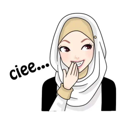 Hijab Gaul @tikelku - Sticker 12