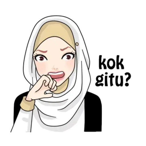 Hijab Gaul @tikelku - Sticker 11
