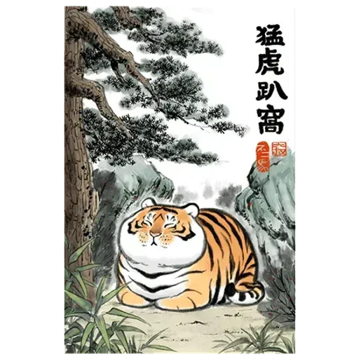 猛虎圖1 - Sticker 25