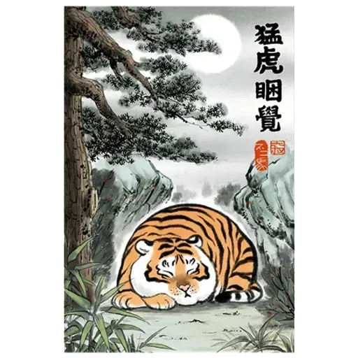 猛虎圖1 - Sticker 26