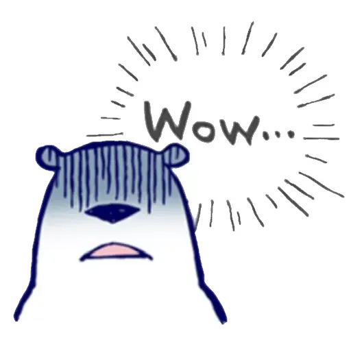 Lazy, kindly polar bear - Sticker 9