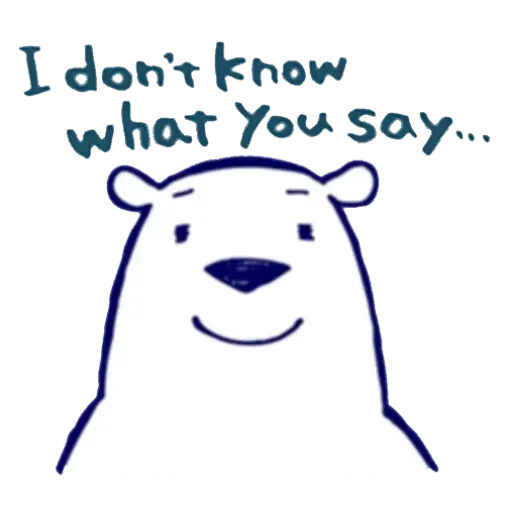 Lazy, kindly polar bear - Sticker 10