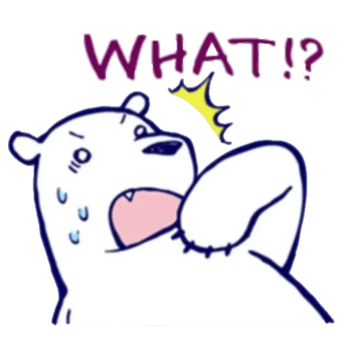 Lazy, kindly polar bear - Sticker 20