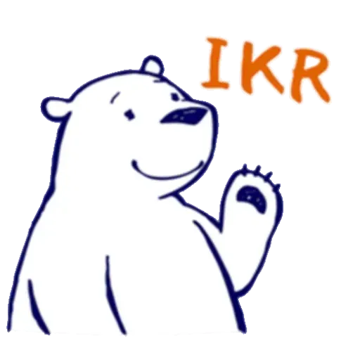 Lazy, kindly polar bear - Sticker 19