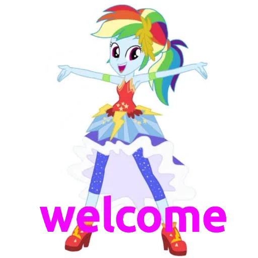 Rainbow dash ---- my little pony friendship is magic and my little pony equestria girls - Sticker 16