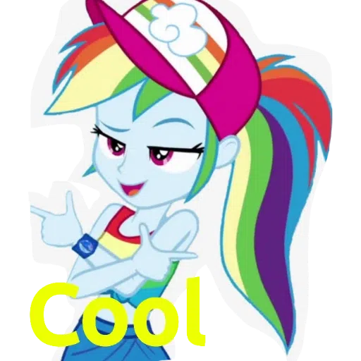Rainbow dash ---- my little pony friendship is magic and my little pony equestria girls - Sticker 15