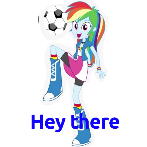 Rainbow dash ---- my little pony friendship is magic and my little pony equestria girls - Sticker 27