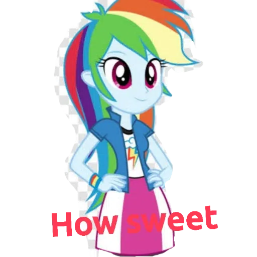 Rainbow dash ---- my little pony friendship is magic and my little pony equestria girls - Sticker 17
