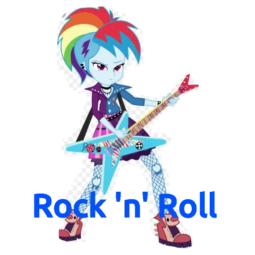 Rainbow dash ---- my little pony friendship is magic and my little pony equestria girls - Sticker 10