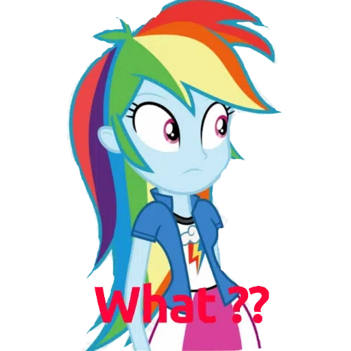 Rainbow dash ---- my little pony friendship is magic and my little pony equestria girls - Sticker 29