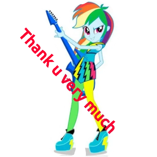 Rainbow dash ---- my little pony friendship is magic and my little pony equestria girls - Sticker 11