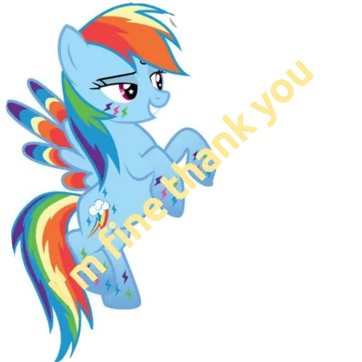 Rainbow dash ---- my little pony friendship is magic and my little pony equestria girls - Sticker 18