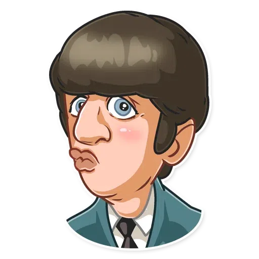 The beatles - Sticker 19