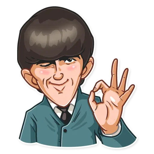 The beatles - Sticker 24