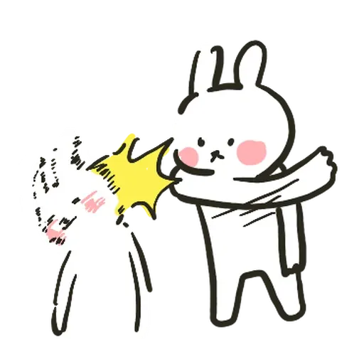 Hello rabbit - Sticker 12
