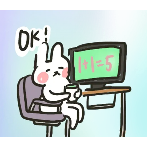 Hello rabbit - Sticker 28