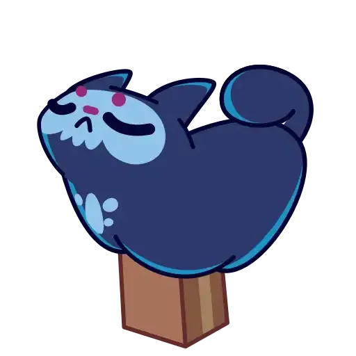 Skull Cat - Sticker 11