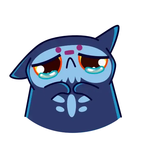 Skull Cat - Sticker 14