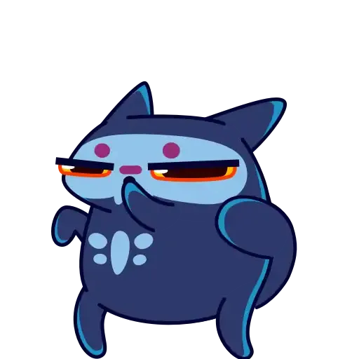 Skull Cat - Sticker 16