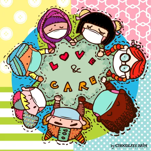 Together, We Fight the Virus by Chocolaterain.com - Sticker 21