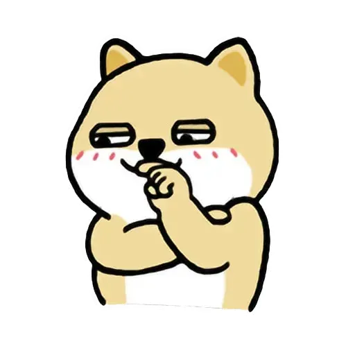 little shiba 1 - Sticker 30