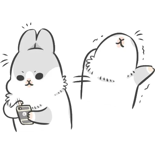 ㄇㄚˊ幾兔7 surprise, 無奈 - Sticker 11