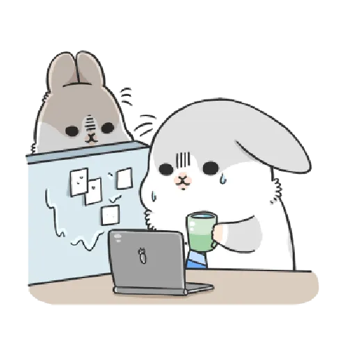ㄇㄚˊ幾兔7 surprise, 無奈 - Sticker 10