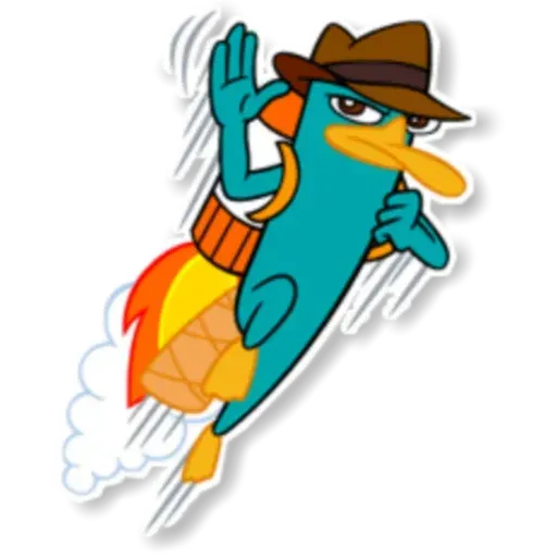 Phiheas & Ferb & Perry - Sticker 28