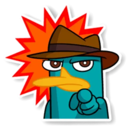 Phiheas & Ferb & Perry - Sticker 29