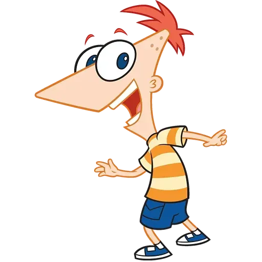 Phiheas & Ferb & Perry - Sticker 14
