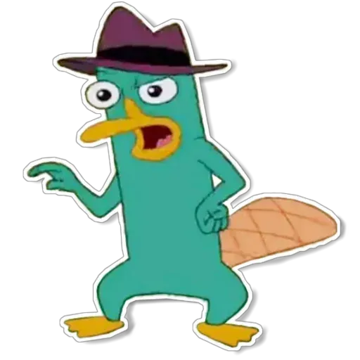 Phiheas & Ferb & Perry - Sticker 19