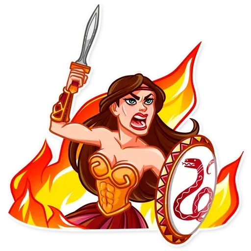 Warrior Queen - Sticker 18